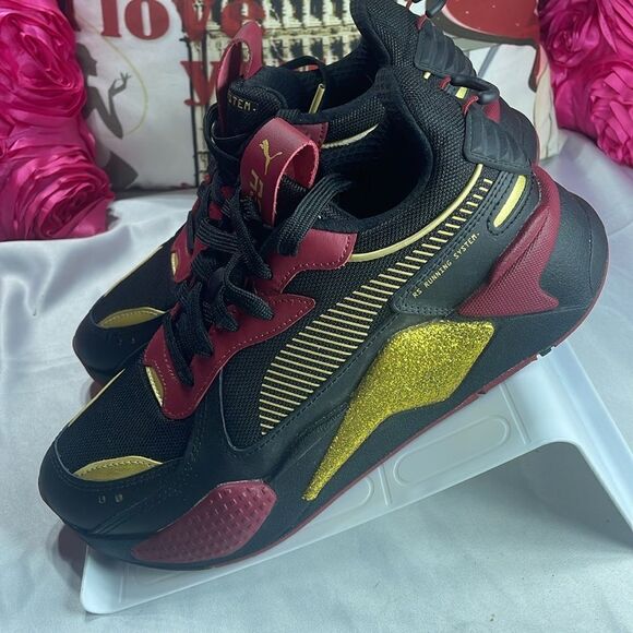 (B) PUMA RS-X Glitz zapatillas bajas de mujer, talla 8 - Picture 4 of 11